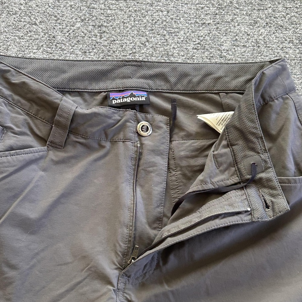 Patagonia Quandary Shorts Mens 32 Gray Hiking Stretch Lightweight 10" - Picture 6 of 15